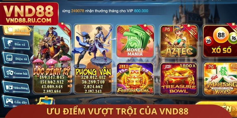 Ưu điểm vượt trội của 888VND