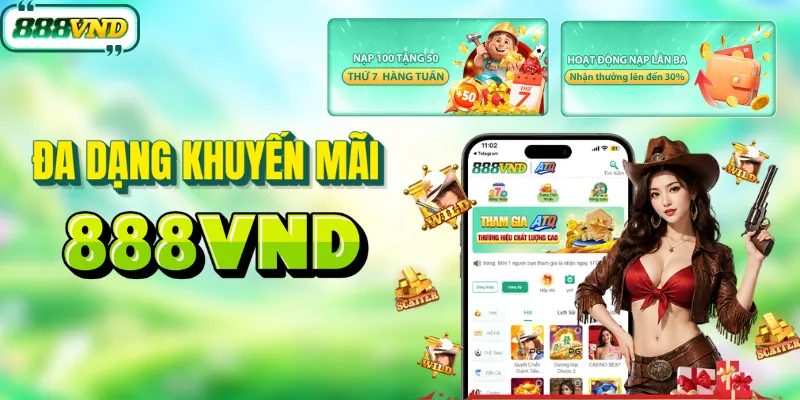 Đa dạng khuyến mãi tại trang chủ