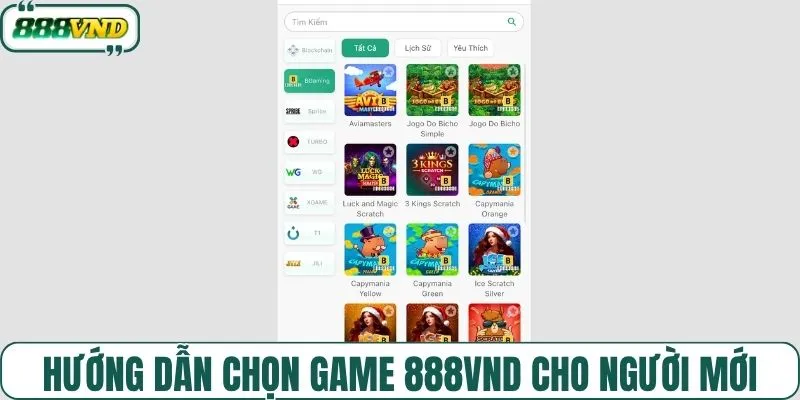 Hướng dẫn chọn game 888VND cho người mới
